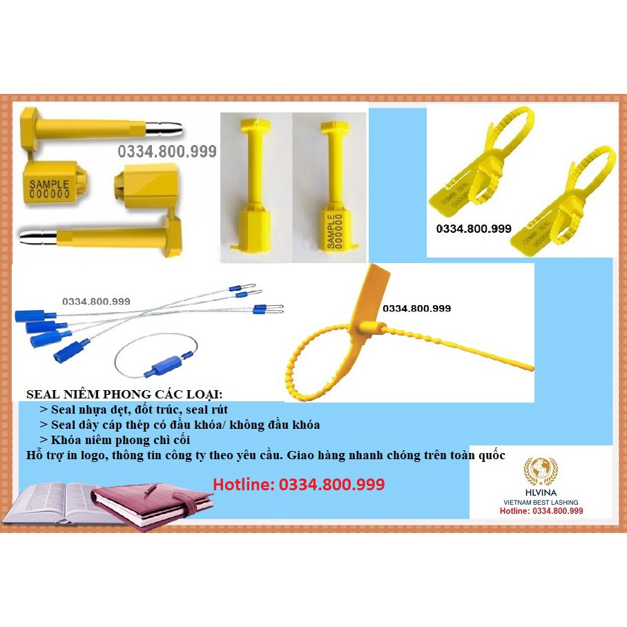 Niêm phong nhựa, seal niêm phong khoá các loại