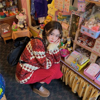 (Order) Set len họa tiết thổ cẩm đỏ ulzzang (có ảnh thật ở cuối)