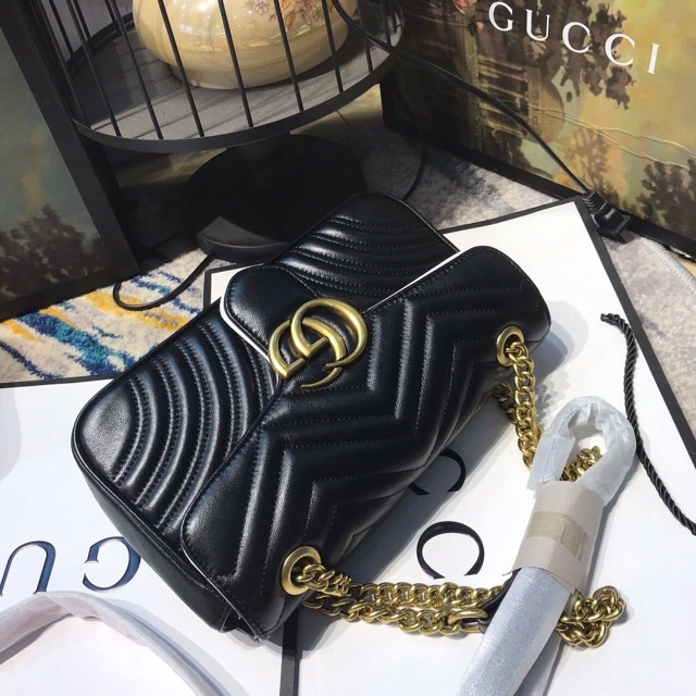 Túi  marmont supper size 26 box hoa