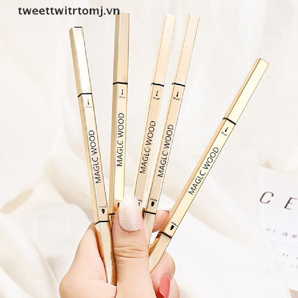 Bút kẻ lông mày hai đầu tam giác siêu mịn chống thấm nước TOMJ 5 màu tùy chọn
 | BigBuy360 - bigbuy360.vn