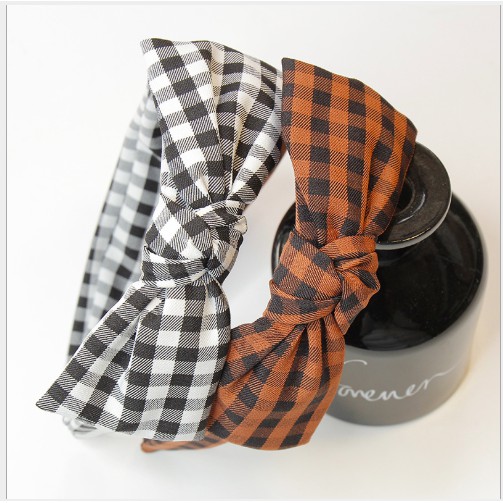 Cài tóc sọc ca rô