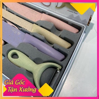 [HOT+FREE SHIP] Bộ dao kéo cắt gọt lúa mạch 6 món cao cấp