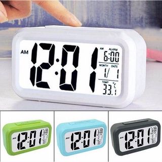 Đồng hồ Đồng hồ báo thức để bàn đa năng cảm biến nhiệt độ có đèn nền hiển thị ngày tháng độ chính xác cao
