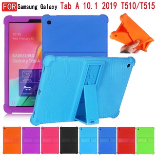 Ốp Máy Tính Bảng Silicon Mềm Chống Sốc Có Giá Đỡ Bảo Vệ Cho Samsung Galaxy Tab A 10.1 2019 SM T510 T515