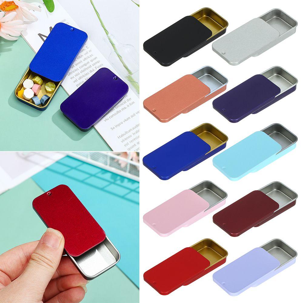 Hộp Thiếc Mini Đựng Thuốc / Trang Sức Tiện Dụng Ốp