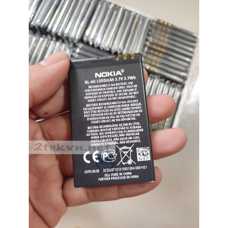 [HÓT] Pin nokia 4U chống phù dành cho máy nokia e66/206-Bảo hành 6 tháng