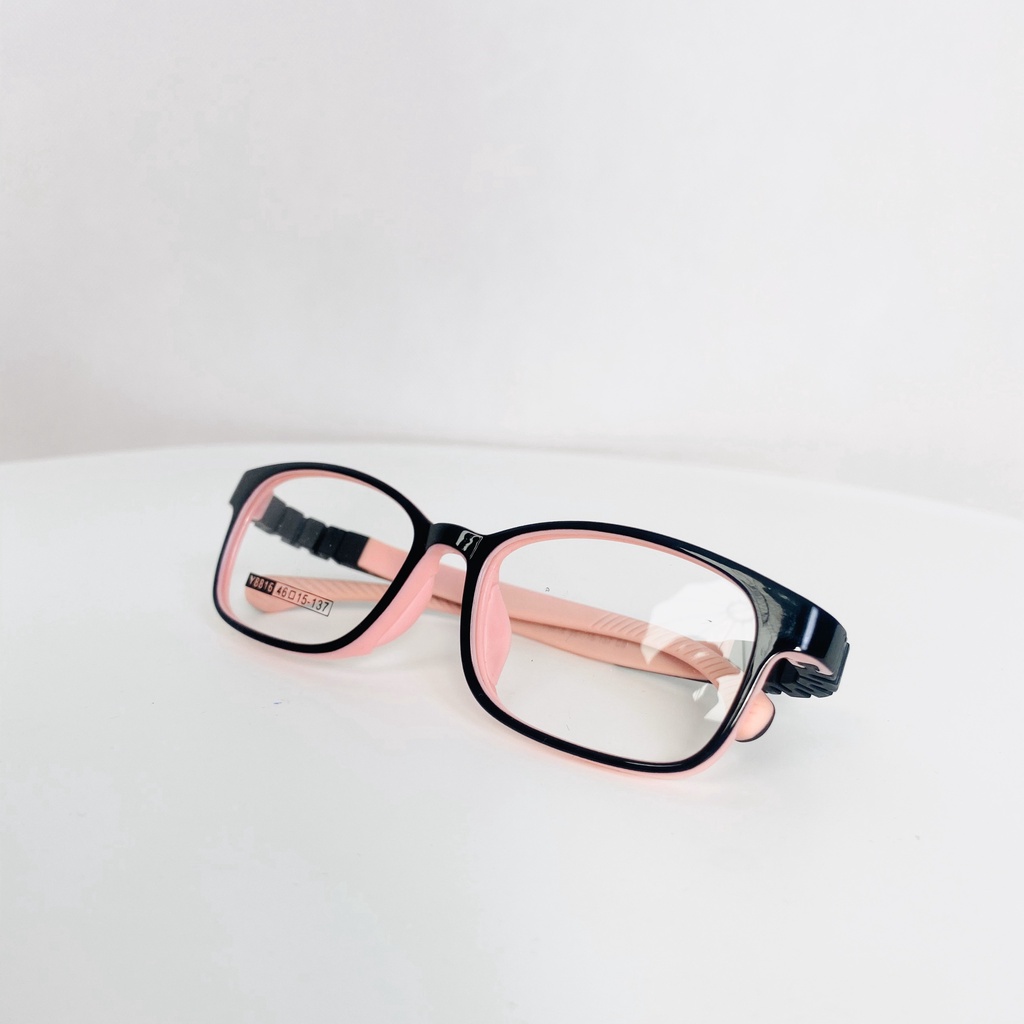 Gọng kính y8816 nhựa thời trang trẻ em nam nữ siêu nhẹ siêu bền hợp OURESS