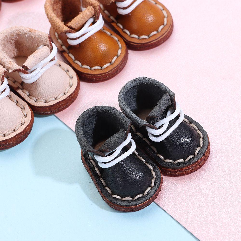Giày Boot Da Bò Dễ Thương Cho Búp Bê 1 / 12BJD