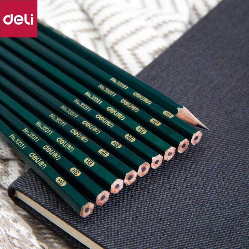 Bút chì lục giác Deli - loại HB/2B- 1 chiếc - 33311 / 33312