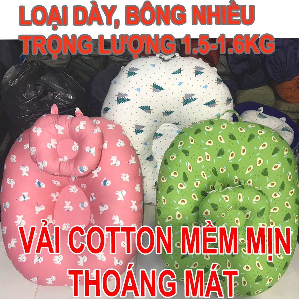 Gối chống trào ngược cho bé(Tặng gối lõm)