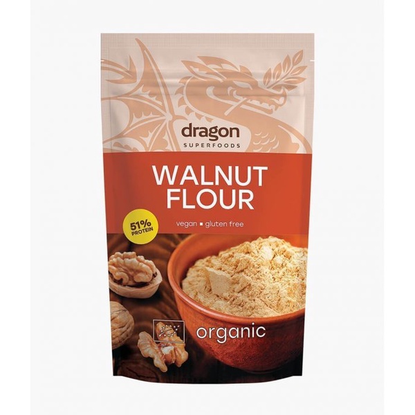 Bột hạt óc chó hữu cơ (Dragon Superfoods Organic Walnut Flour) - 200gr