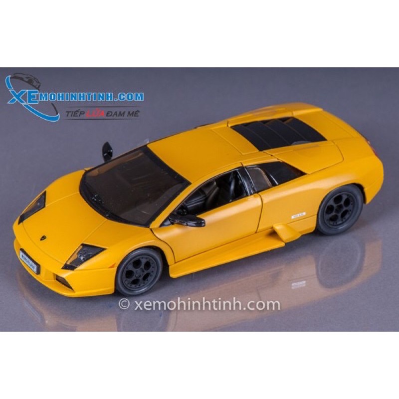 Xe Mô Hình Lamborghini Murcielago 1:24 Welly (Vàng)