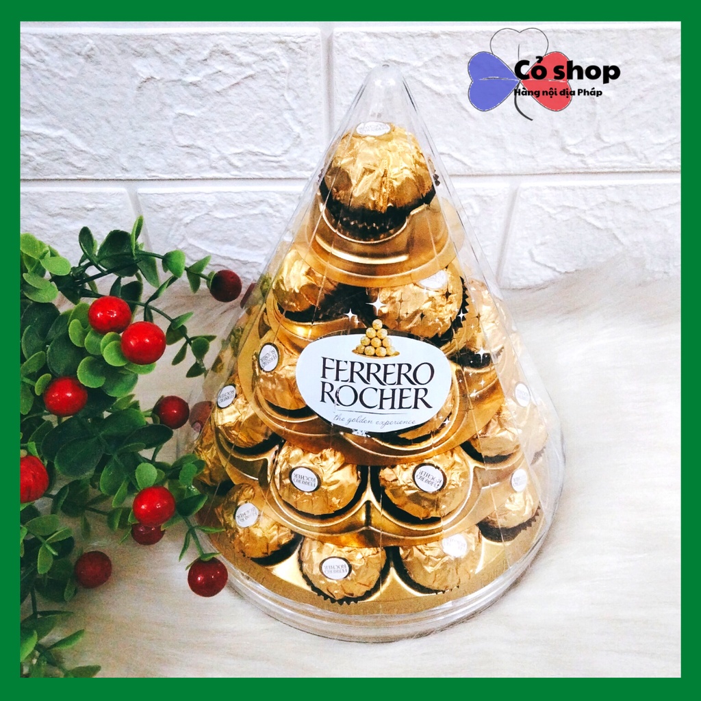 Tháp socola Ferrero Rocher Pháp 28 viên