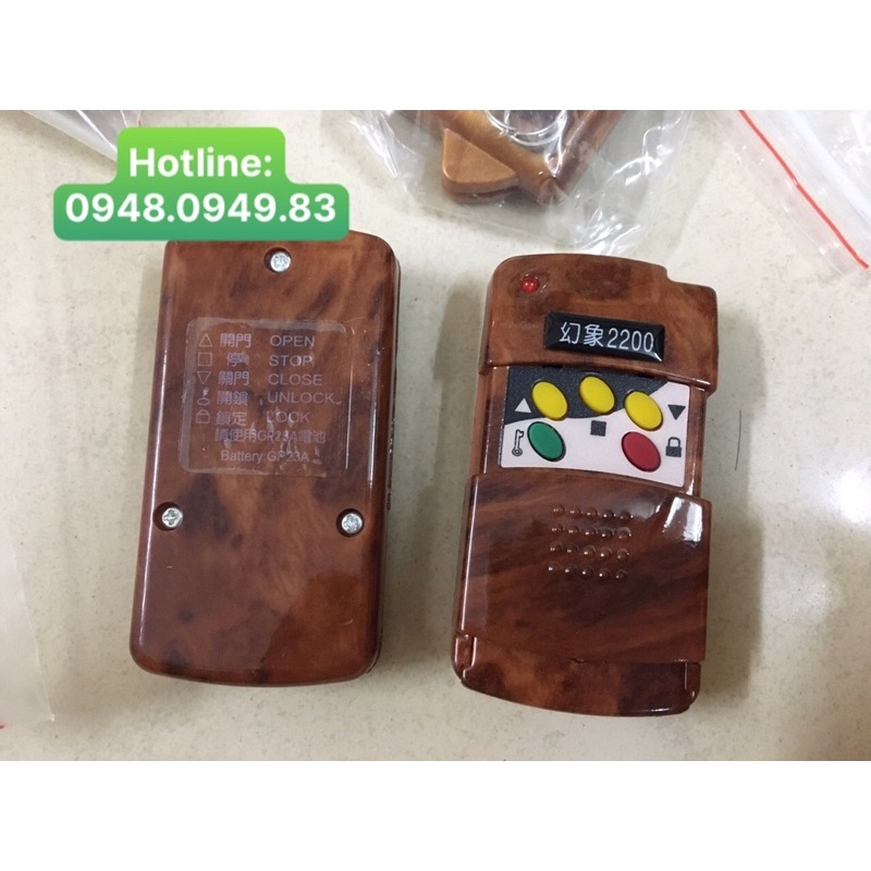 Điều khiển của cuốn 2200 mã gạt 8 số, tần số 330mHz