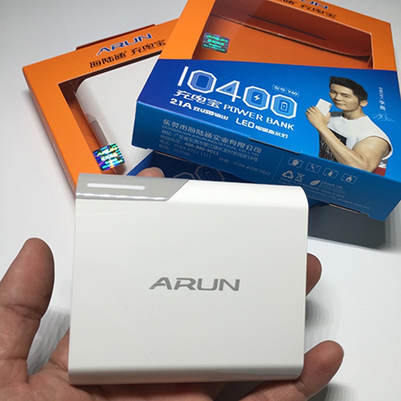 Pin sạc dự phòng Arun 10400 mAh - chính hãng