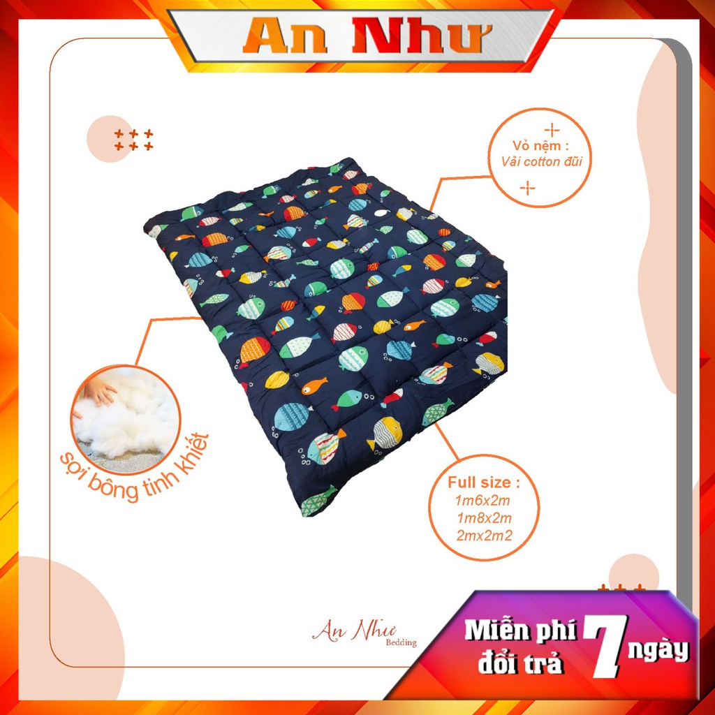 Nệm topper m6/m8/2m đệm topper, topper nệm Gia Long Home