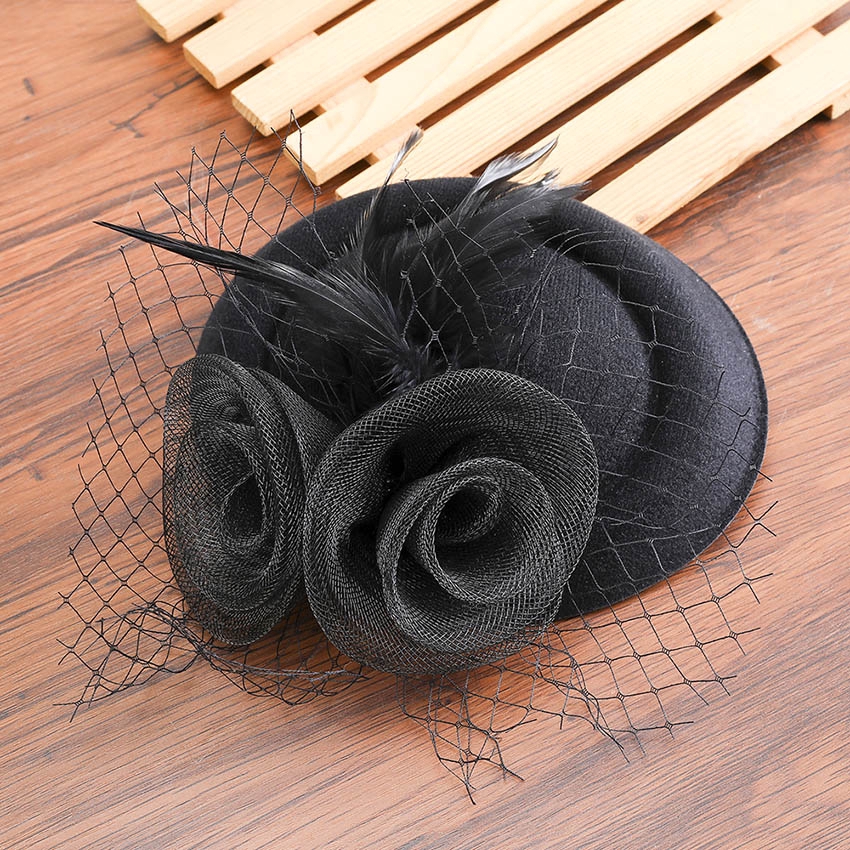 Nơ lưới cài tóc phong cách cổ điển