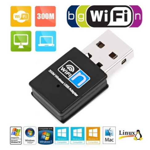 Usb Wifi Mini 300mbps 300m 802.11n / G / B Cho Pc Windows Xp Mac Linux