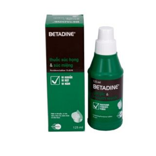 Betadine Súc Miệng Gargle Mouth Washe - Mundipharma (C/125ml)