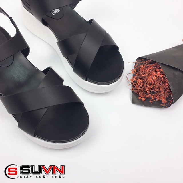 [Rất Rẻ] [FREE-SHIP] [RẺ VÔ ĐỊCH]  Sandal bánh mì quai chéo da chống xước ảnh thật tự chụp