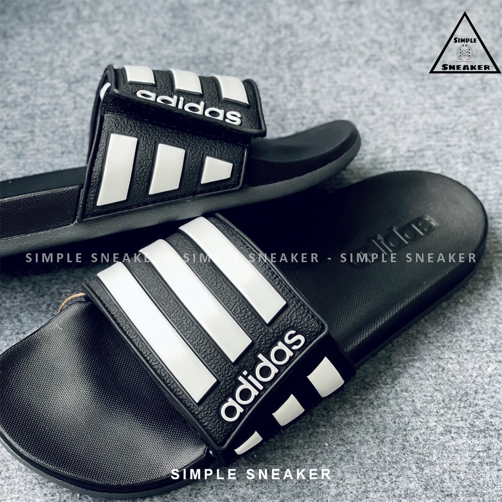 Dép Quai Ngang Adidas Auth FREESHIP Adidas Adilette Comfort Adjustable Slides Chính Hãng - [EG1344] - Simple Sneaker