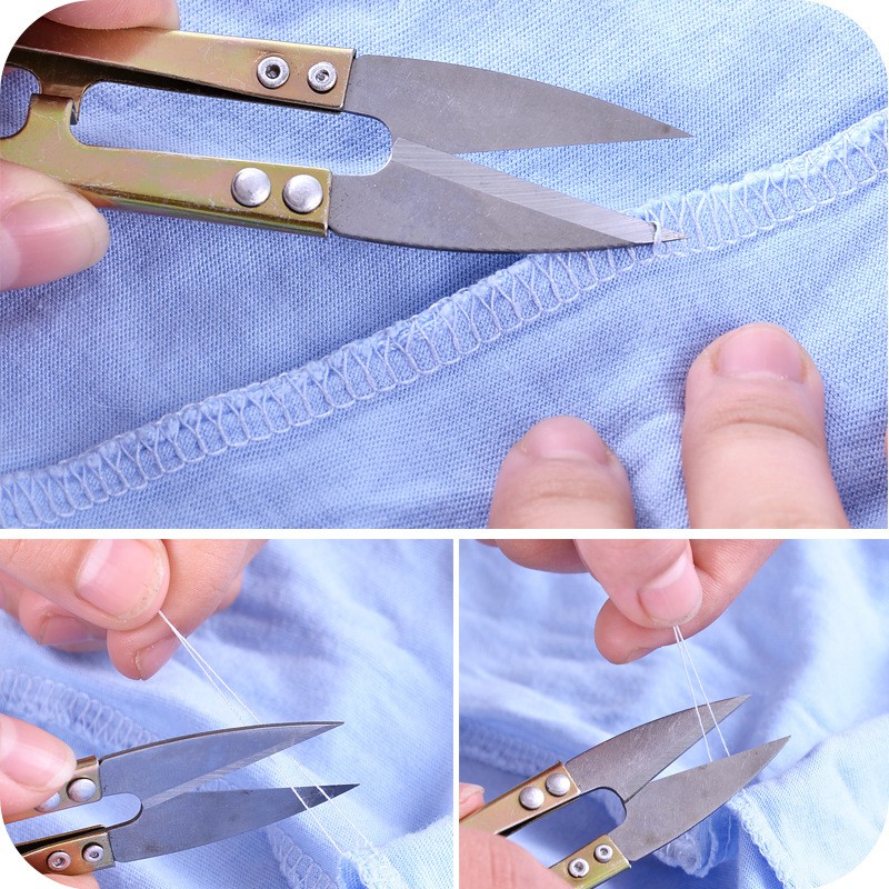 Kéo Cắt Chỉ Kèm Nắp Bằng Thép Không Gỉ Sắc Bén,Kéo Cắt May Chuyên Dụng