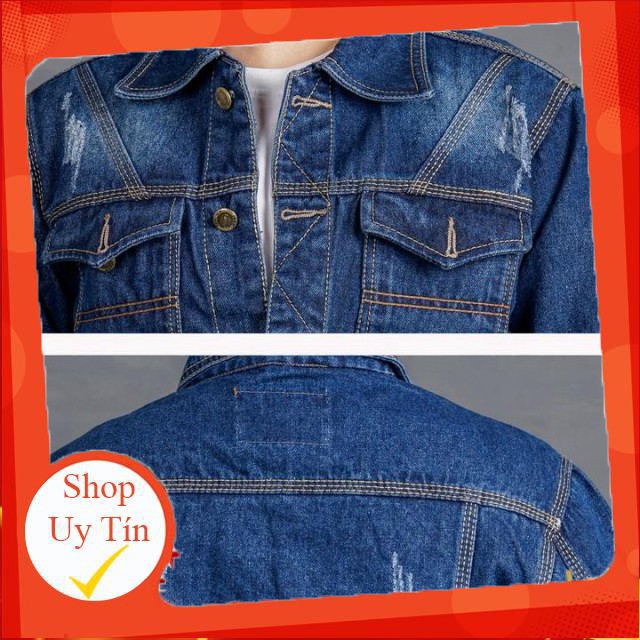 Áo khoác jean nam TL85 Shop Thành Long chuyên áo khoác nam