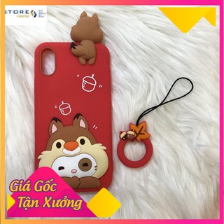 [Có Quà Tặng Kèm] Ốp lưng iPhone Lofter Sóc Đỏ cực kỳ dễ thương -Bảo Hành Chính Hãng