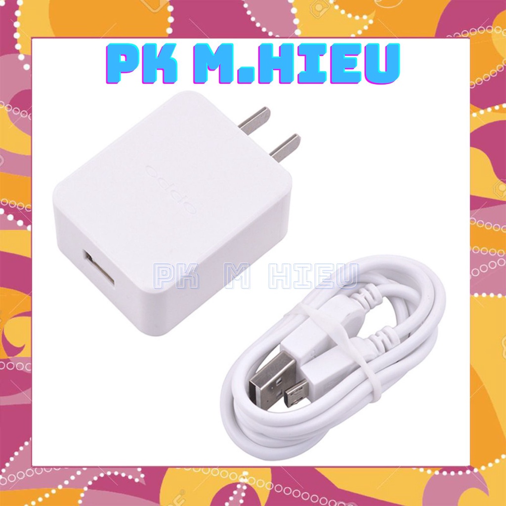Bộ sạc OPPO 2A chuẩn 5V - 2A loại xịn màu trắng