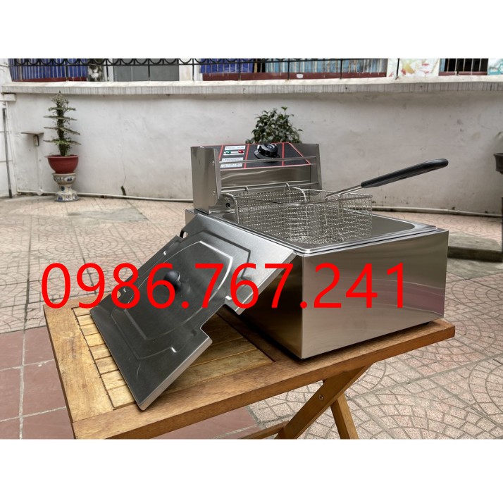 Bếp chiên nhúng dầu chạy điện đơn, dung tích 5 lít cao cấp