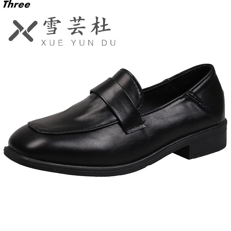 Women's shoes, single shoes, chic small leather shoes, women's footwear, British style, fashion, autumn, Korean version, all-match
