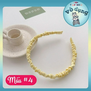 Băng đô cài tóc satin phong cách vintage