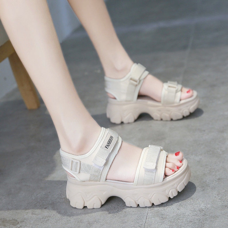 Giày Sandal Thể Thao Đế Mềm Dày Phong Cách Thời Trang Mùa Hè 2022 Chất Lượng Cao