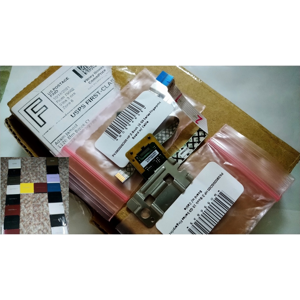 Thiết Bị Quét Vân Tay cho Laptop HP Zbook 15 G-serial -  Fingerprint Board w/ Cable for HP Z-Book 15