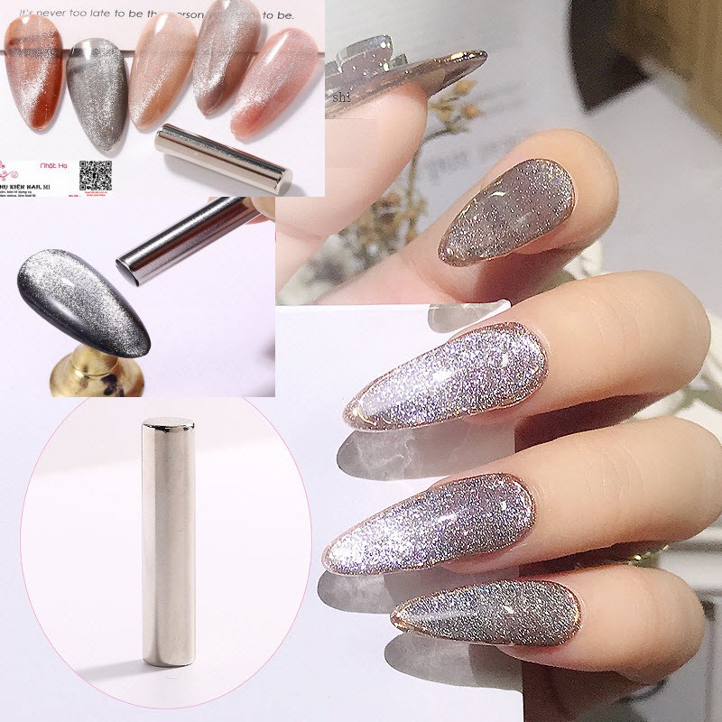 Nam Châm Mắt Mèo Hình Trụ Hút Tạo Mắt Mèo Cực Mạnh - Mẫu Mới