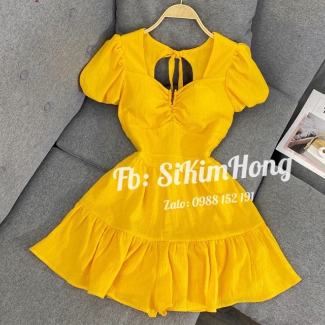 [Mã FAMARAL1 giảm 10K đơn 50K] Đầm jump tay phồng mới về M12(Ảnh shop chụp thật 100%) | BigBuy360 - bigbuy360.vn