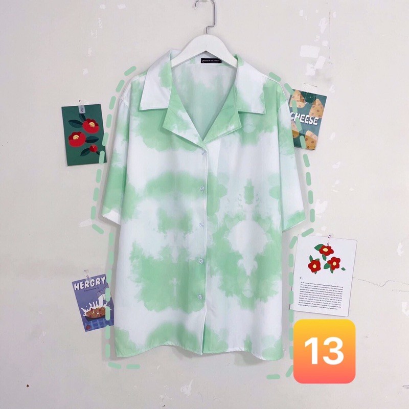 Áo sơmi loang unisex / Sơmi tiedye unisex