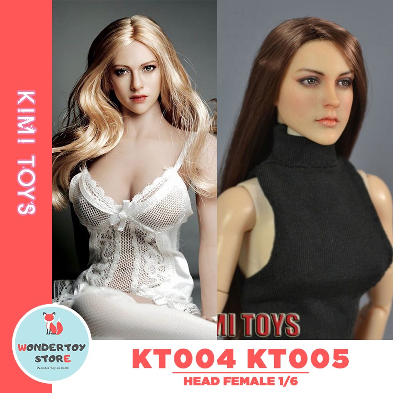 Mô hình đầu nữ Head Female KT004 KT005 KT006 KT007 KT008 KT009 tỉ lệ 1/6 KIMI TOYS