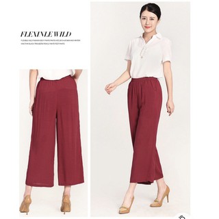 Quần lửng ống rộng(culottes) nữ đẹp