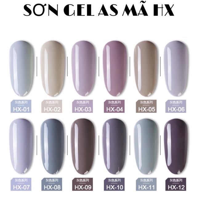 Sơn gel AS mã HX chai đen 15ml chính hãng