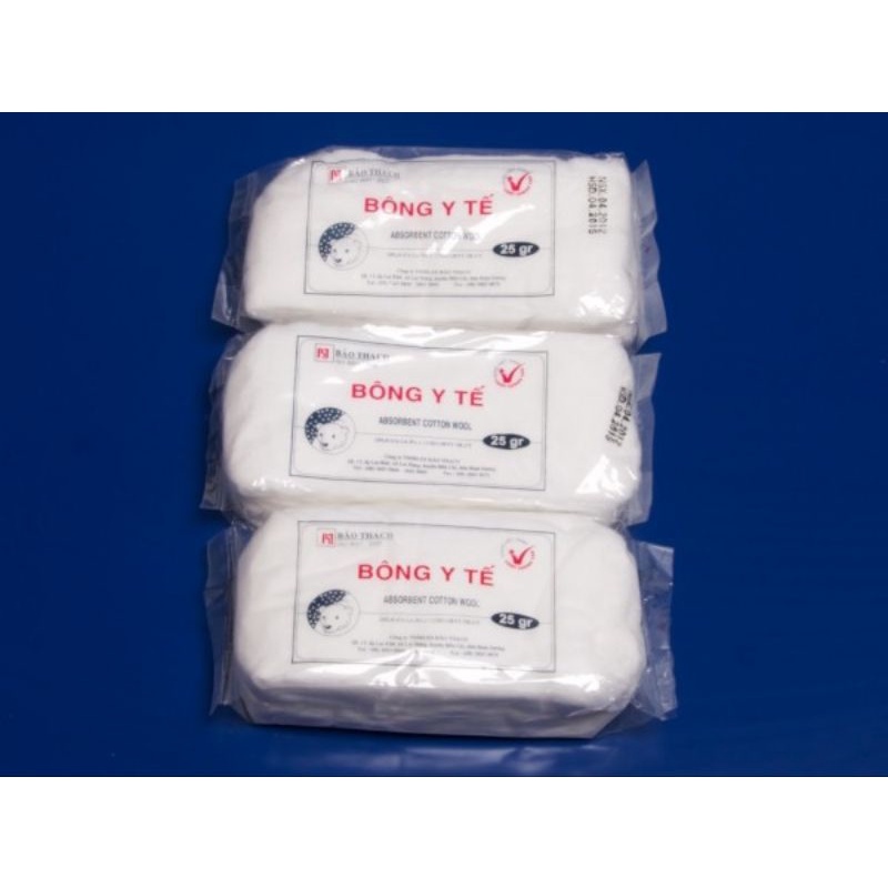 Bông Y Tế Thấm nước gia đình. Tủ thuốc gia đình cần có.
