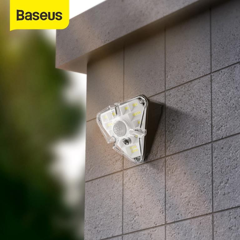 Đèn năng lượng mặt trời Baseus chống thấm tường cho sân vườn ngoài trời