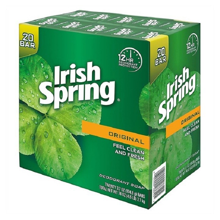 Xà bông cục Irish Spring Original - Mỹ - 104.8g