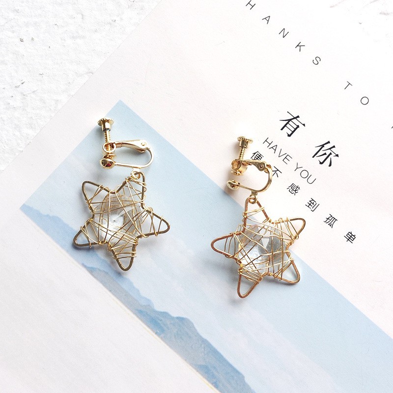 Set 50 Bông Tai Thời Trang Theo Phong Cách Hàn Quốc Dành Cho Nữ