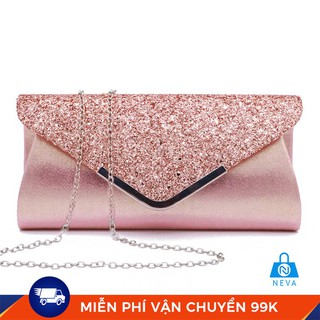  Clutch Nữ Cầm tay Dự Tiệc Kim Tuyến Hottrend Thời Trang Hàn Quốc G8409 (có thể đeo chéo) 