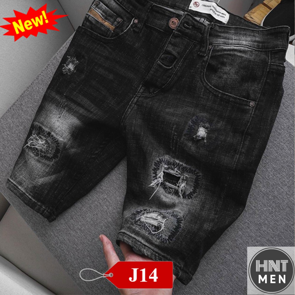 Sỉ Quần Short Nam VNXK, Co Dãn, Short Jean Nam Phong Cách Hàn Quốc, Ống Côn, Trẻ Trung, Năng Động Mã J14 - Hà