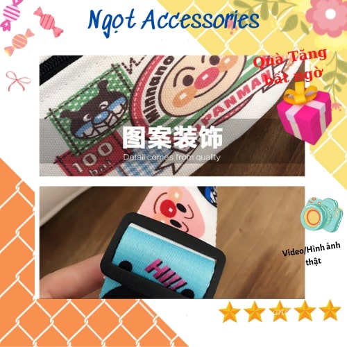 Túi Bao Tử Nam Nữ Đeo Chéo Chất Liệu Vải Cao Cấp Phong Cách Hàn Quốc Thời Trang Ngọt Accessories Giá Rẻ