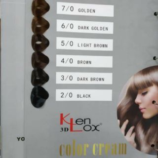 Kem nhuộm tóc kenlox 120ml
