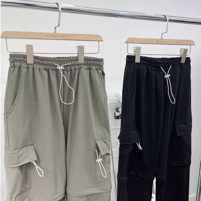 QUẦN TÚI HỘP CHUOTCONG OFFICIAL (Đen,Xanh rêu) 9129