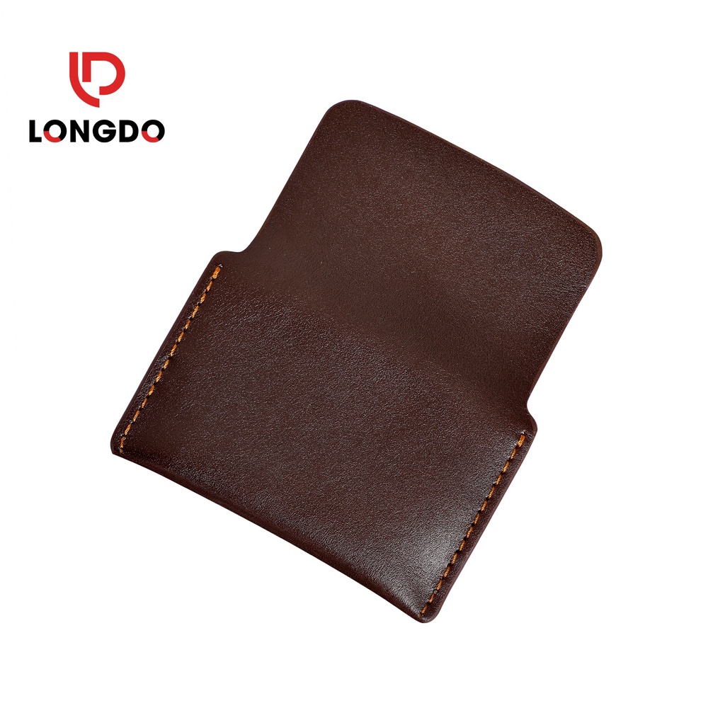 Ví đựng thẻ handmade - Cam kết 100% da bò thật nhập khẩu - Bảo hành 5 năm - Thương hiệu uy tín Longdo Leather - C01